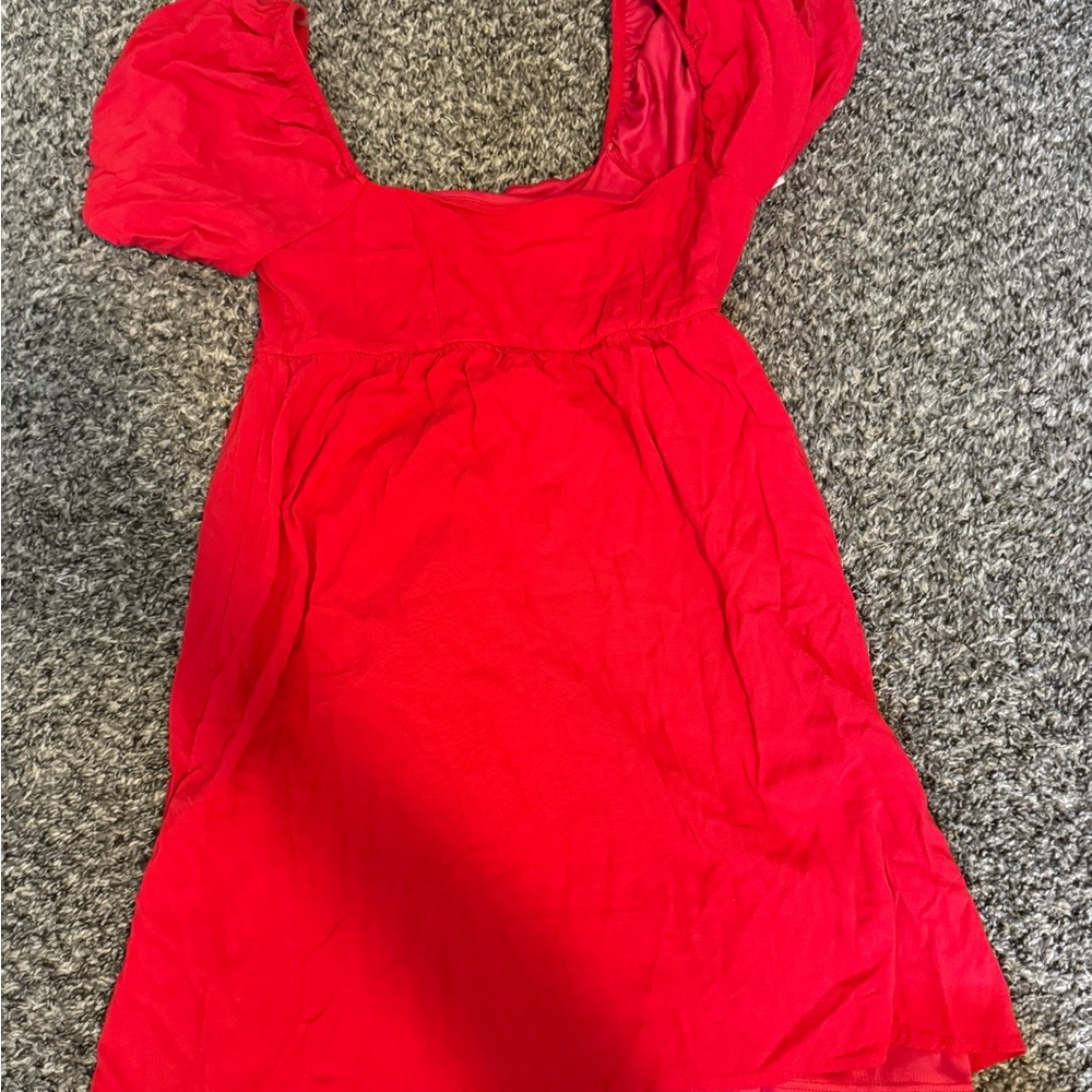 Free People Red Mini Dress